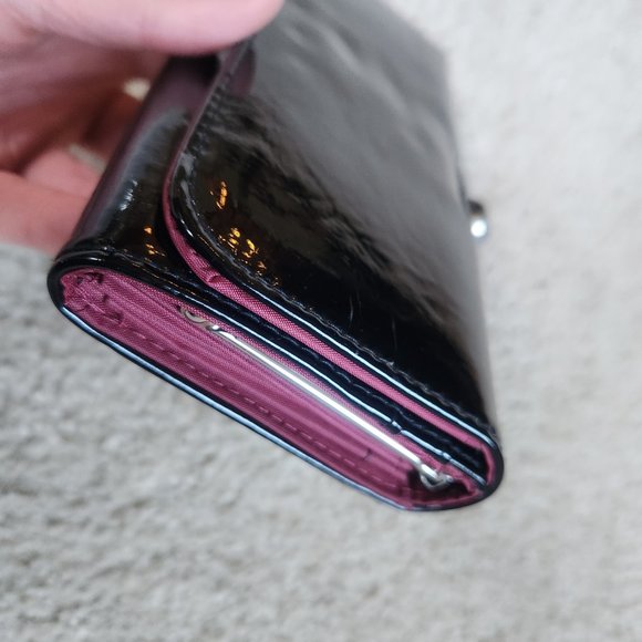 NWOT black patent wallet/clutch - Picture 8 of 13